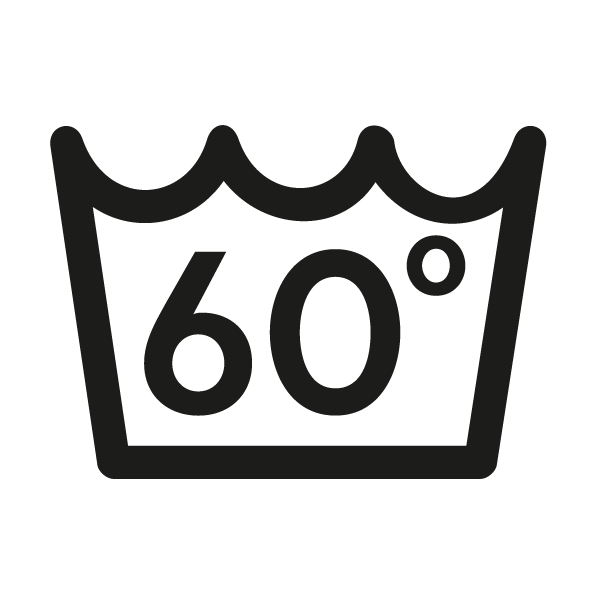 Lavar a 60º máximo